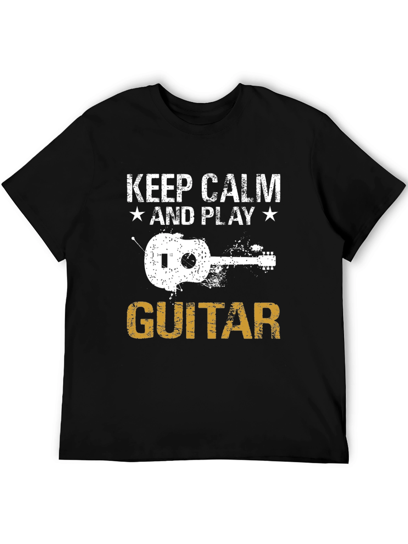 Keep Calm Guitar T-Shirt - Music Lover Tee