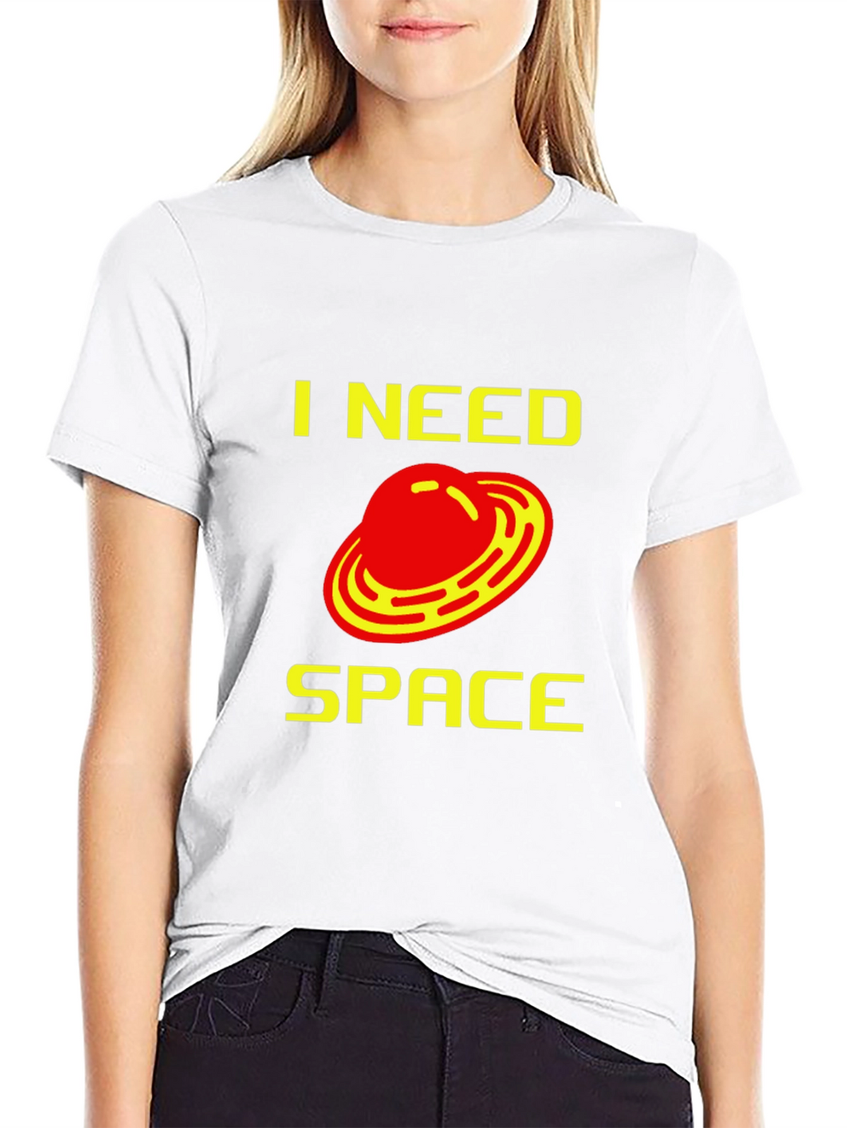 I Need Space T-Shirt - Sci-Fi UFO Design