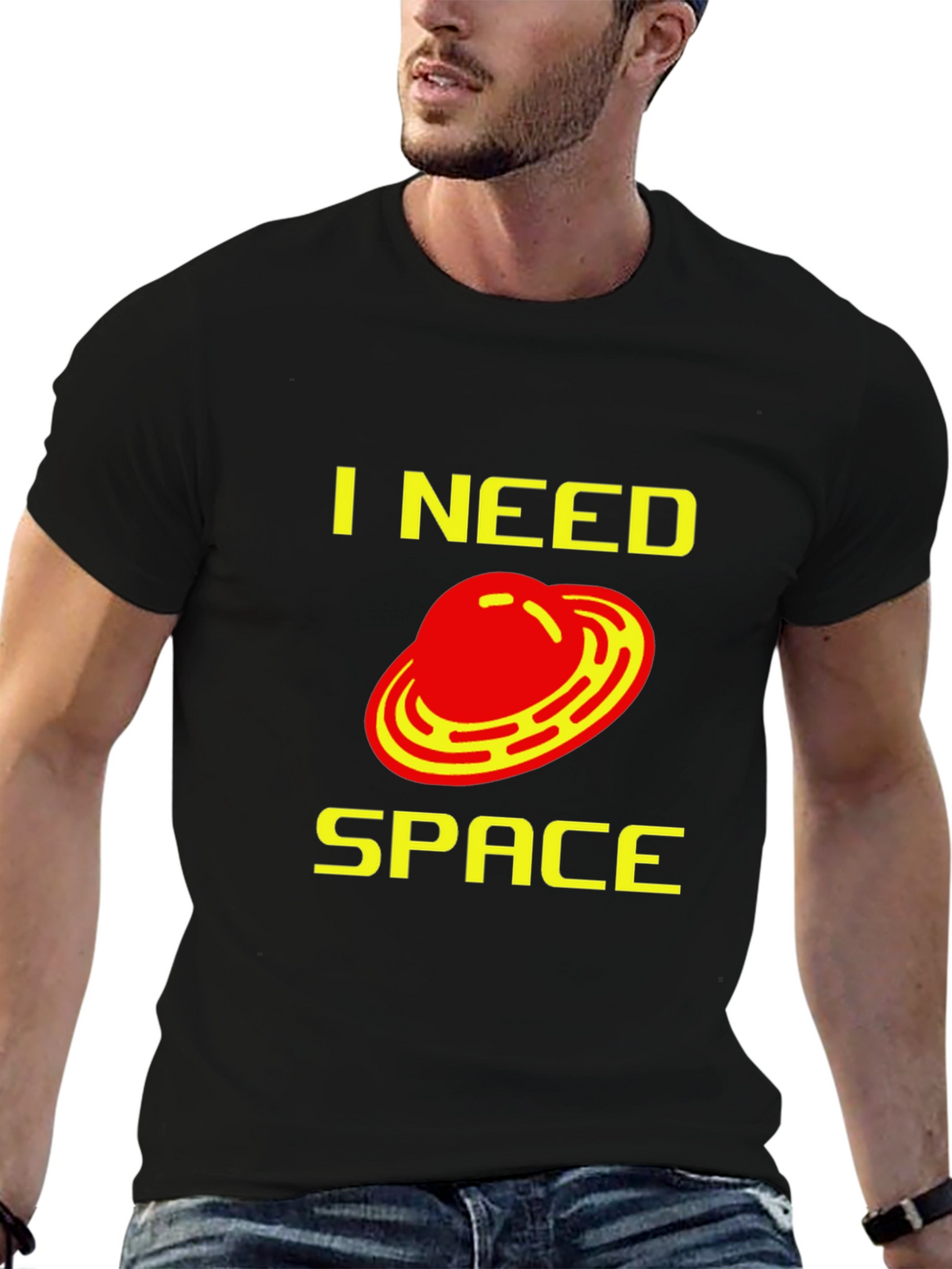 I Need Space T-Shirt - Sci-Fi UFO Design