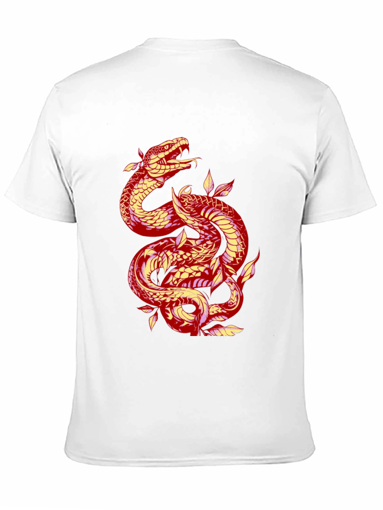 Snake Graphic Tee - Mens Black T-Shirt