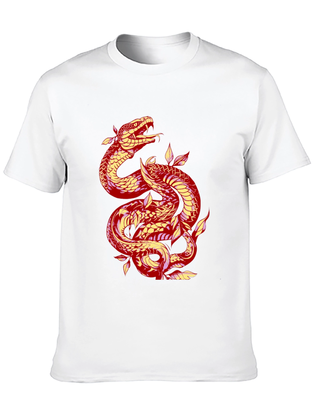 Snake Graphic Tee - Mens Black T-Shirt