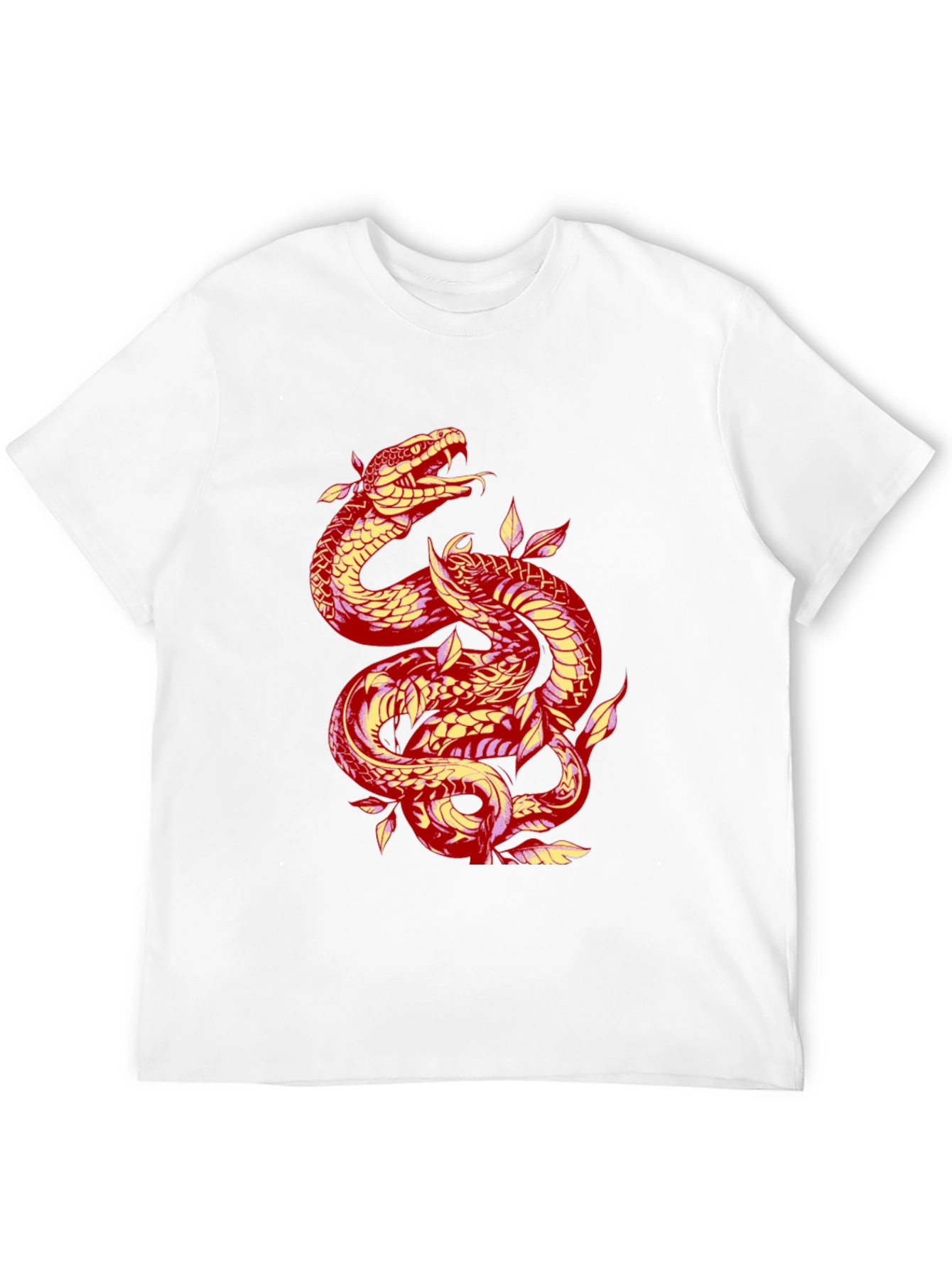 Snake Graphic Tee - Mens Black T-Shirt