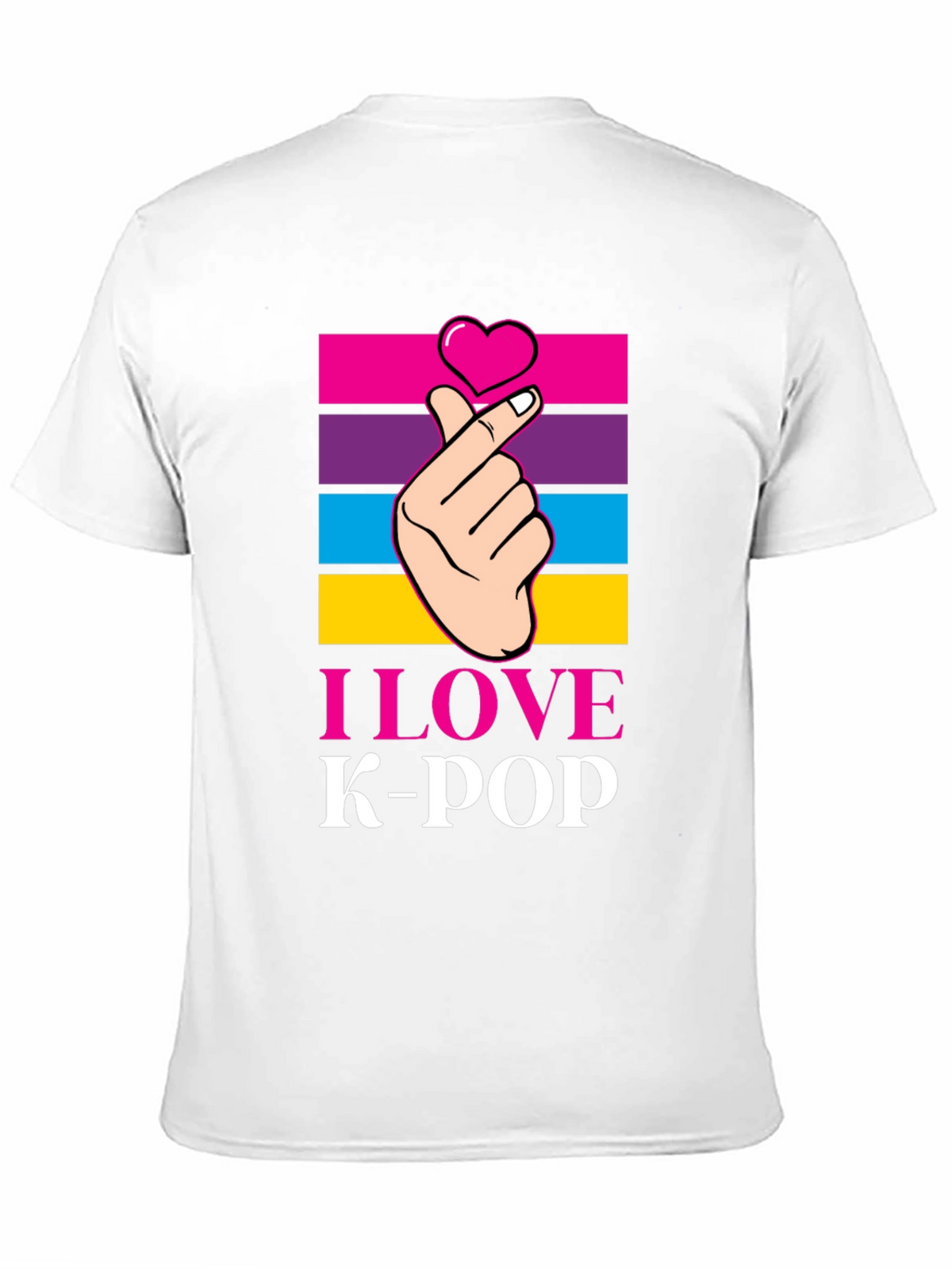 I Love K-Pop T-Shirt Korean Pop Music Tee