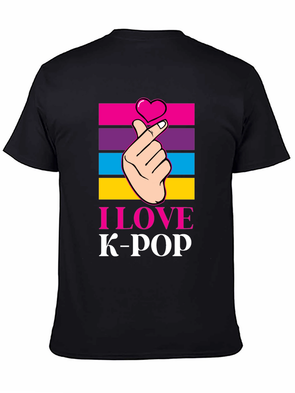 I Love K-Pop T-Shirt Korean Pop Music Tee