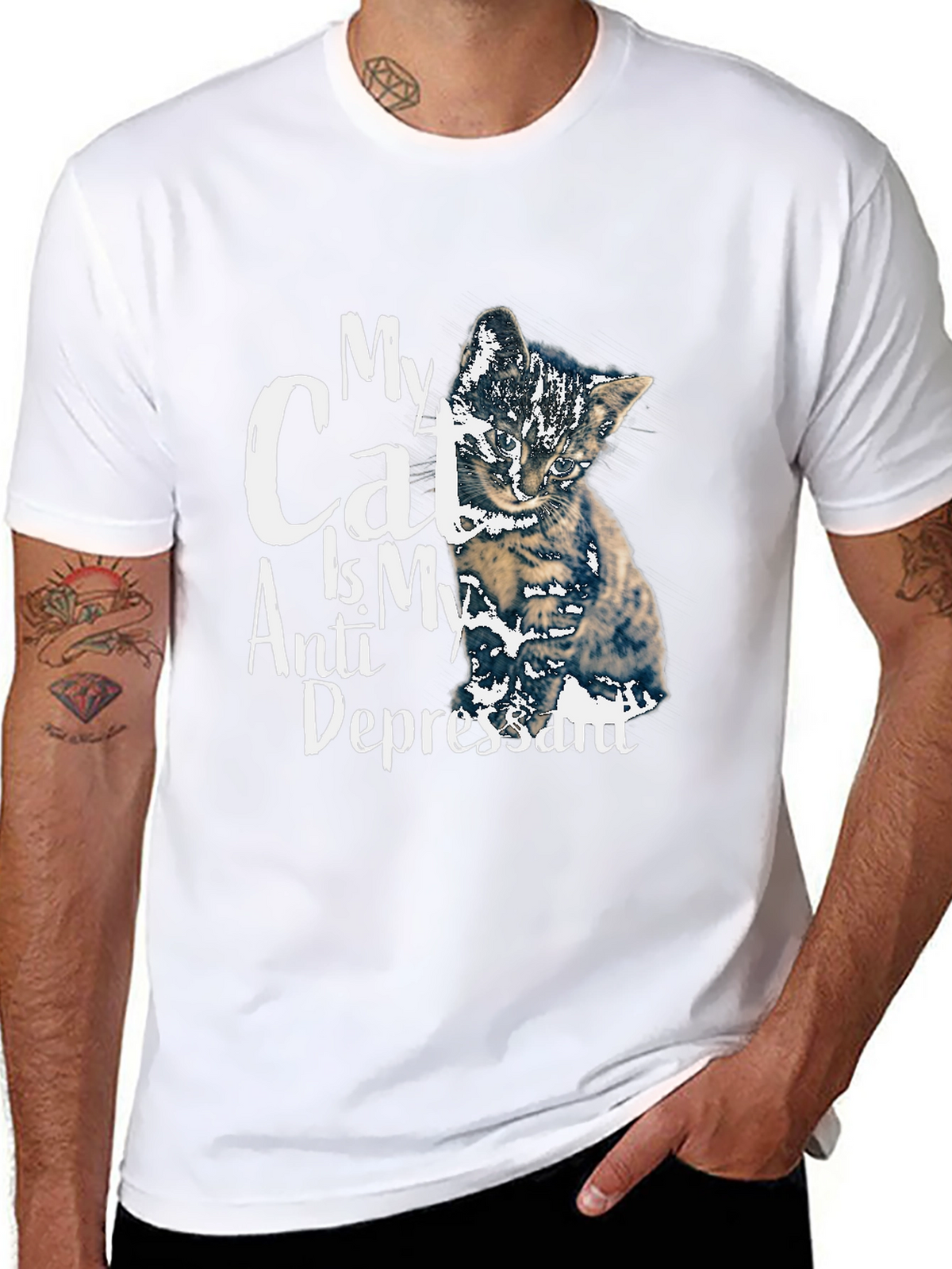 My Cat is My Anti Depressant T-Shirt