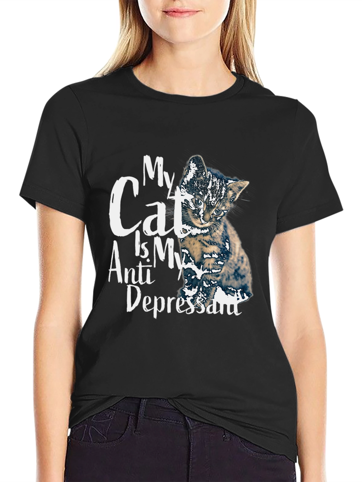 My Cat is My Anti Depressant T-Shirt