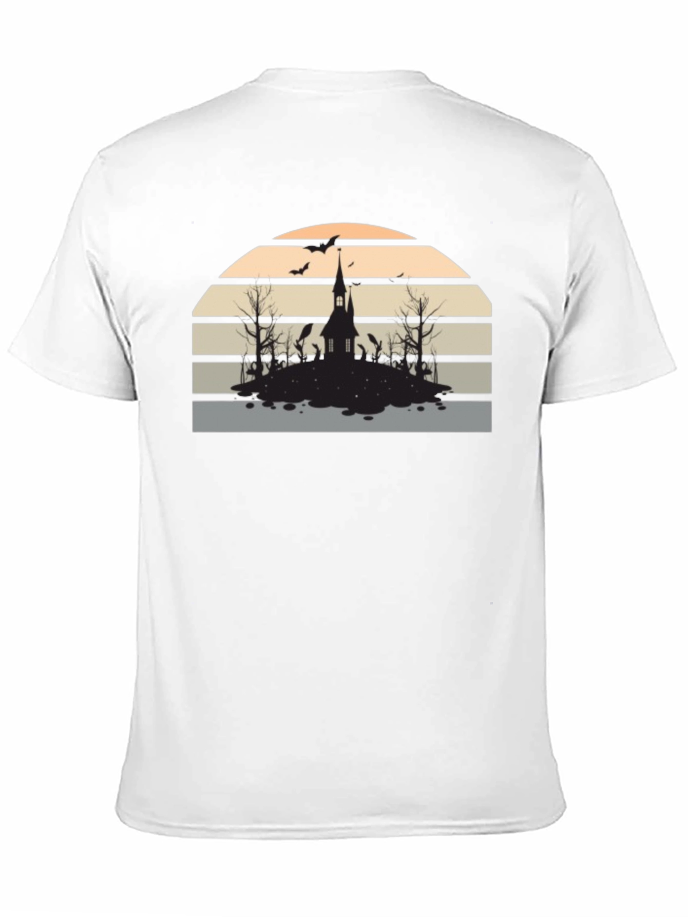 Spooky Sunset Graphic Tee - Halloween Ready!