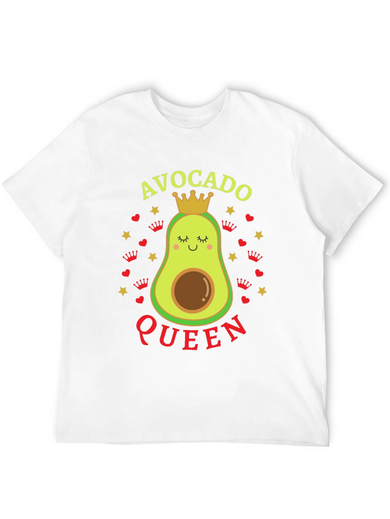 Avocado Queen T-Shirt - Fun Graphic Tee