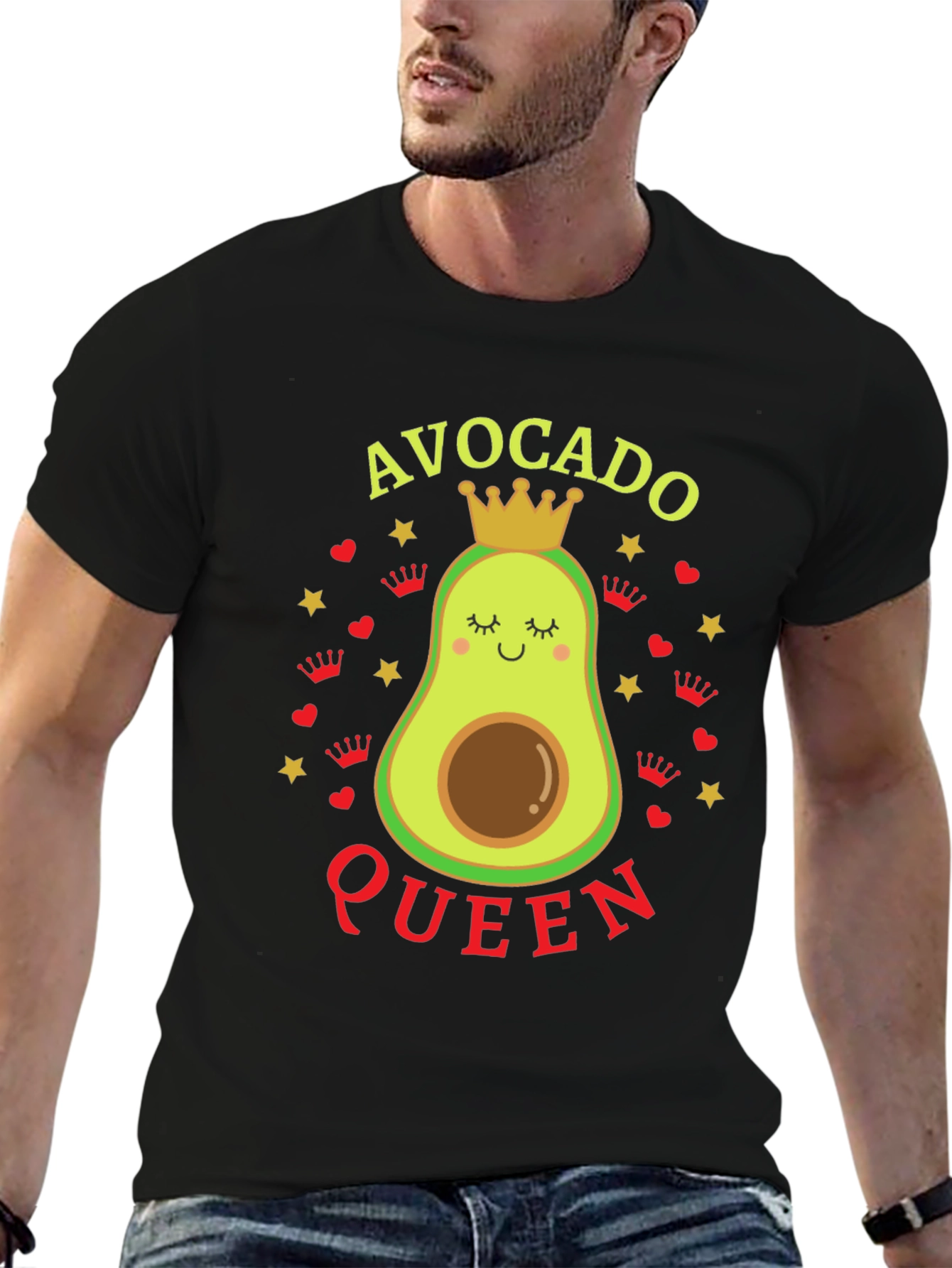 Avocado Queen T-Shirt - Fun Graphic Tee
