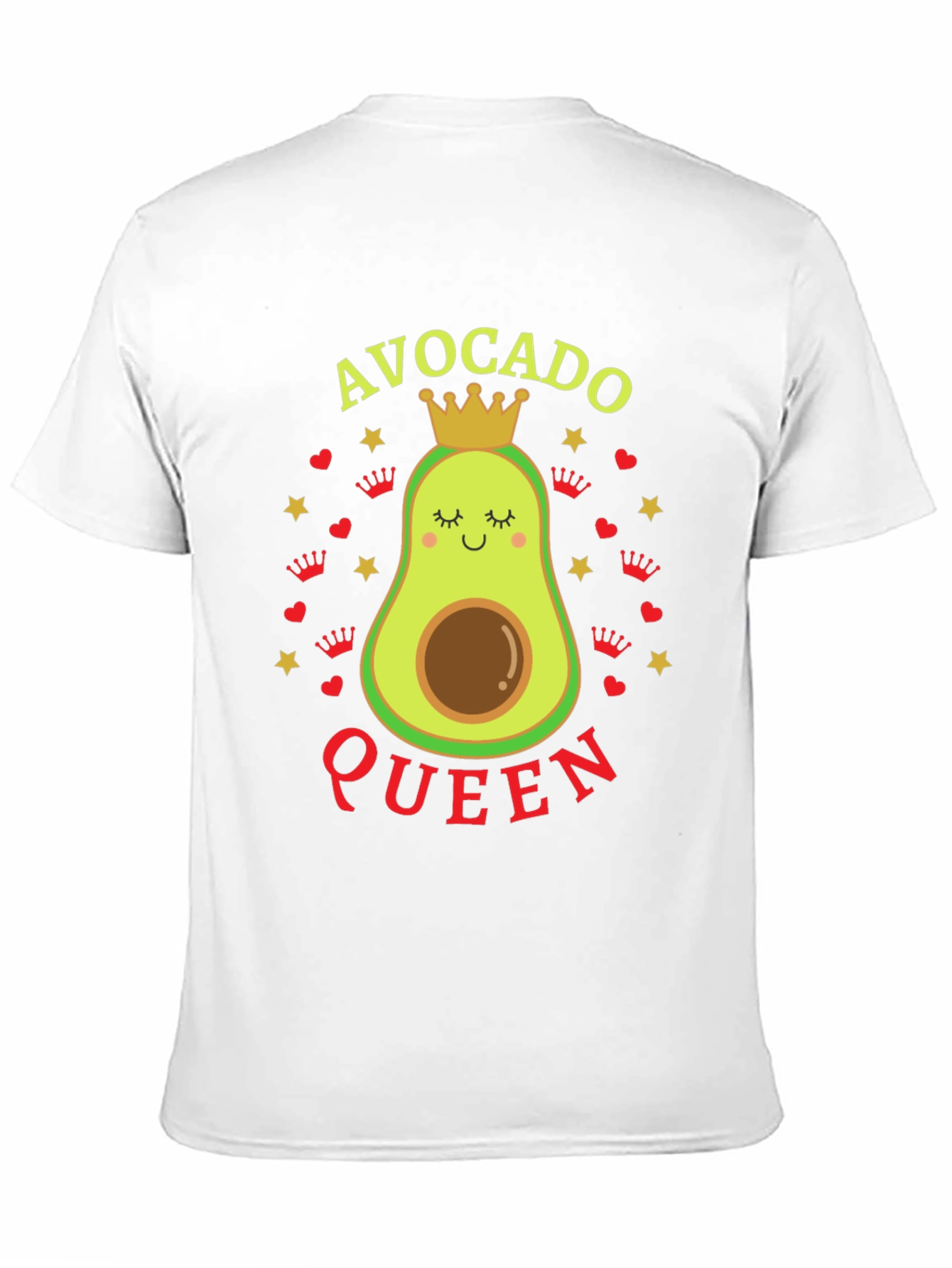Avocado Queen T-Shirt - Fun Graphic Tee