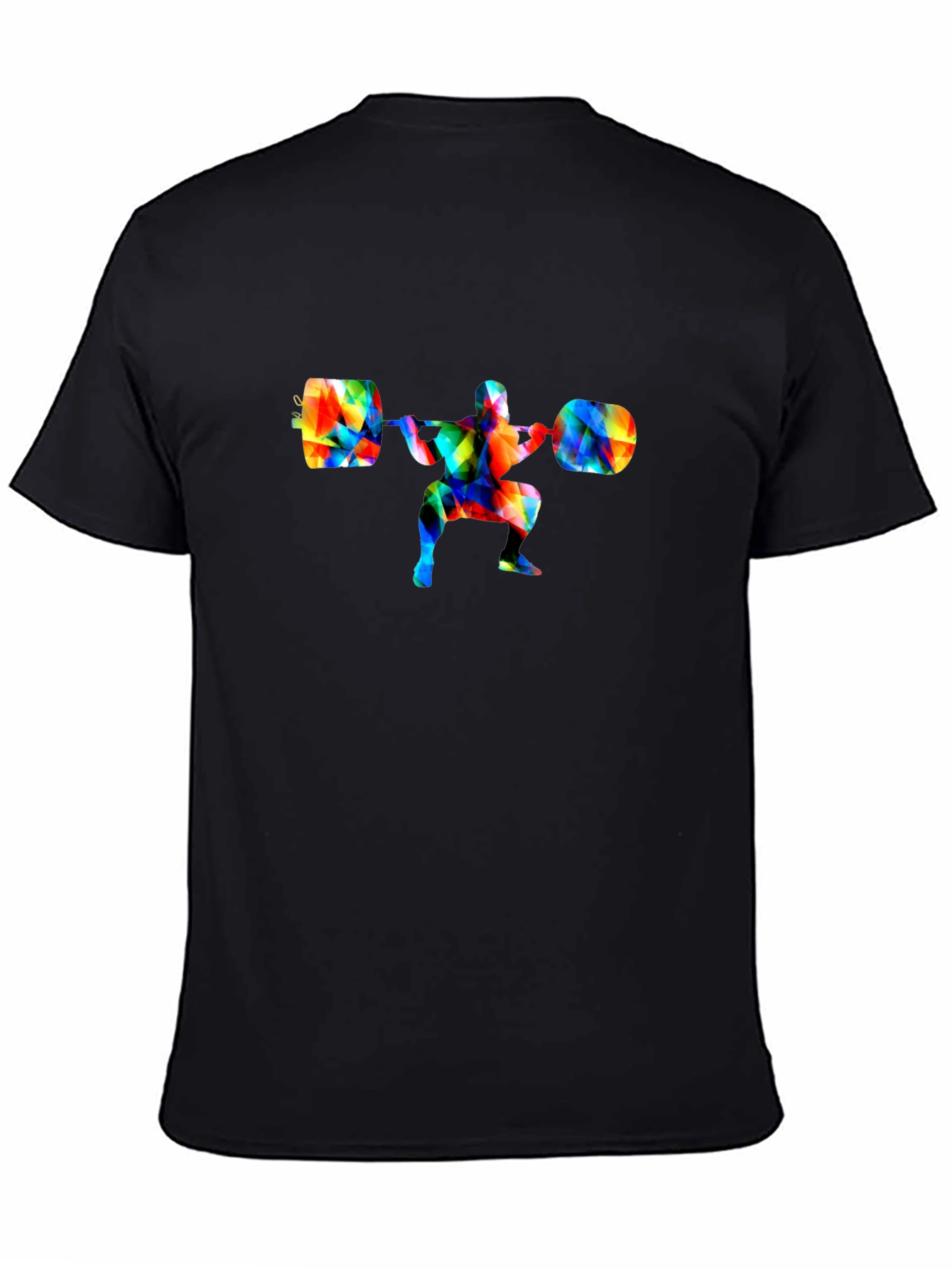 Colorful Weightlifting Squat T-Shirt