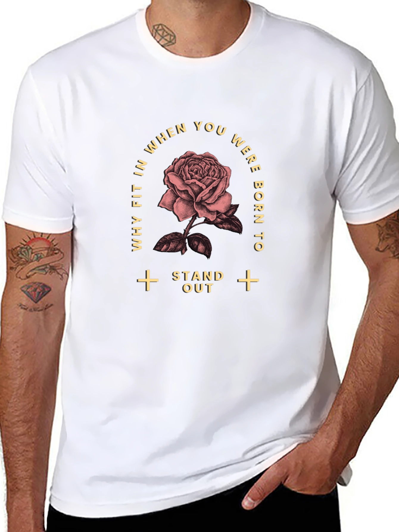 Stand Out Rose Graphic Tee