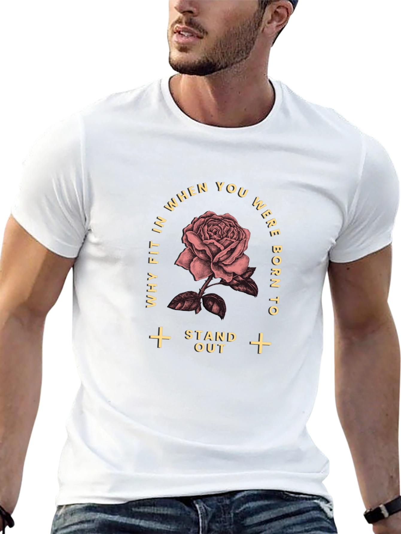 Stand Out Rose Graphic Tee
