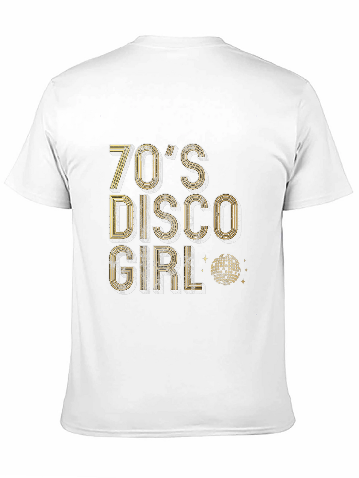 70s Disco Girl Graphic T-Shirt - Retro Party Tee