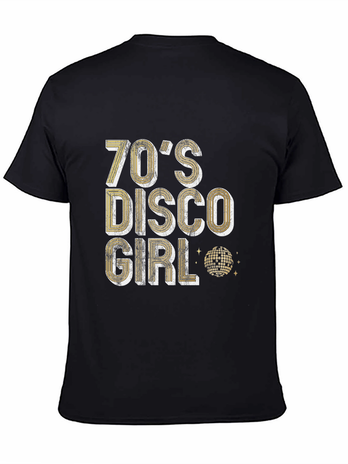 70s Disco Girl Graphic T-Shirt - Retro Party Tee