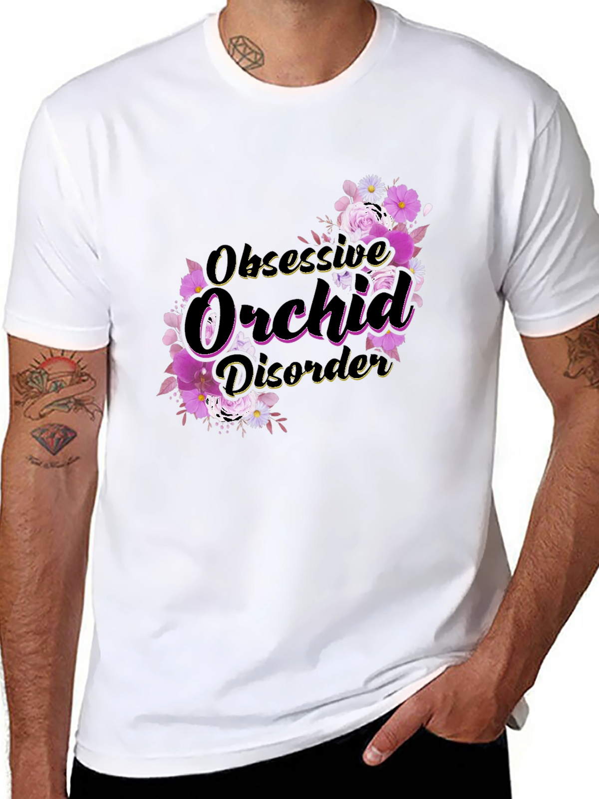 Obsessive Orchid Disorder Graphic Tee