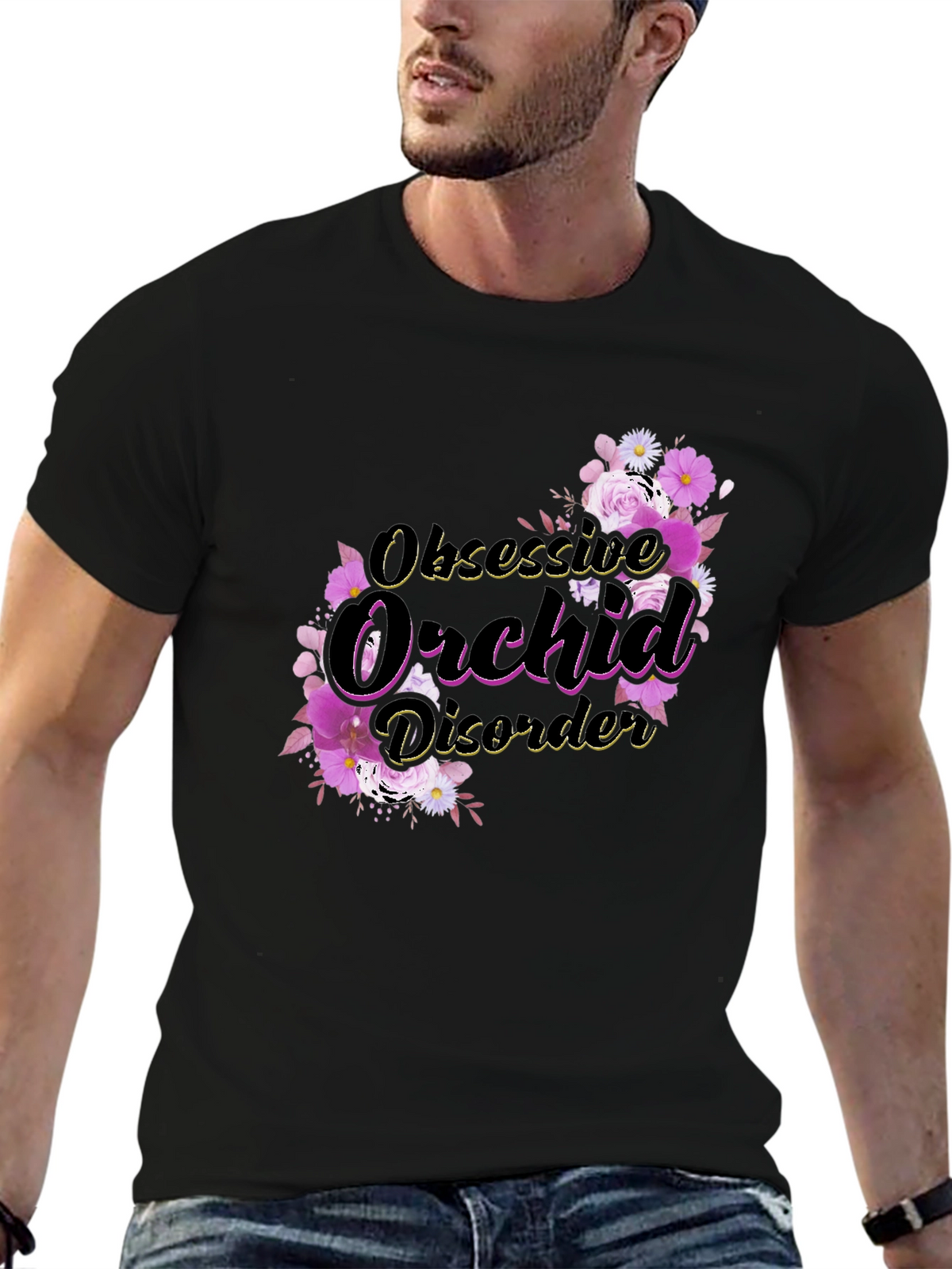 Obsessive Orchid Disorder Graphic Tee