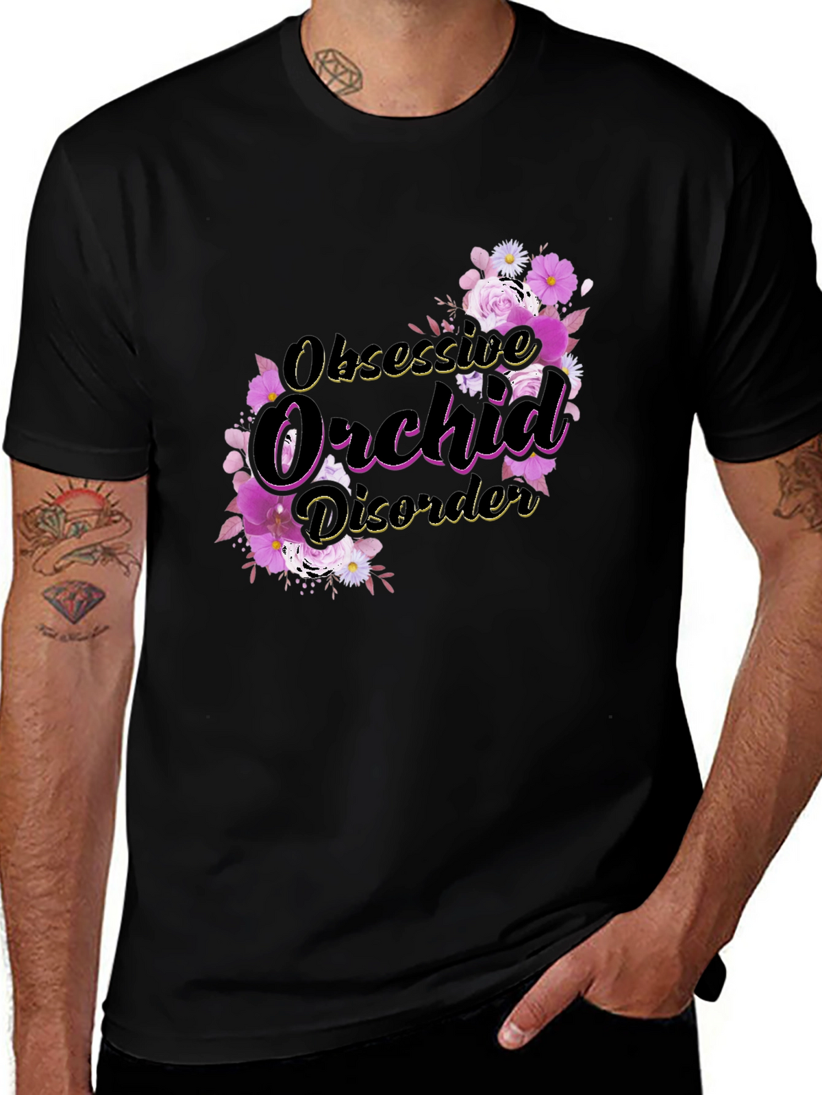 Obsessive Orchid Disorder Graphic Tee