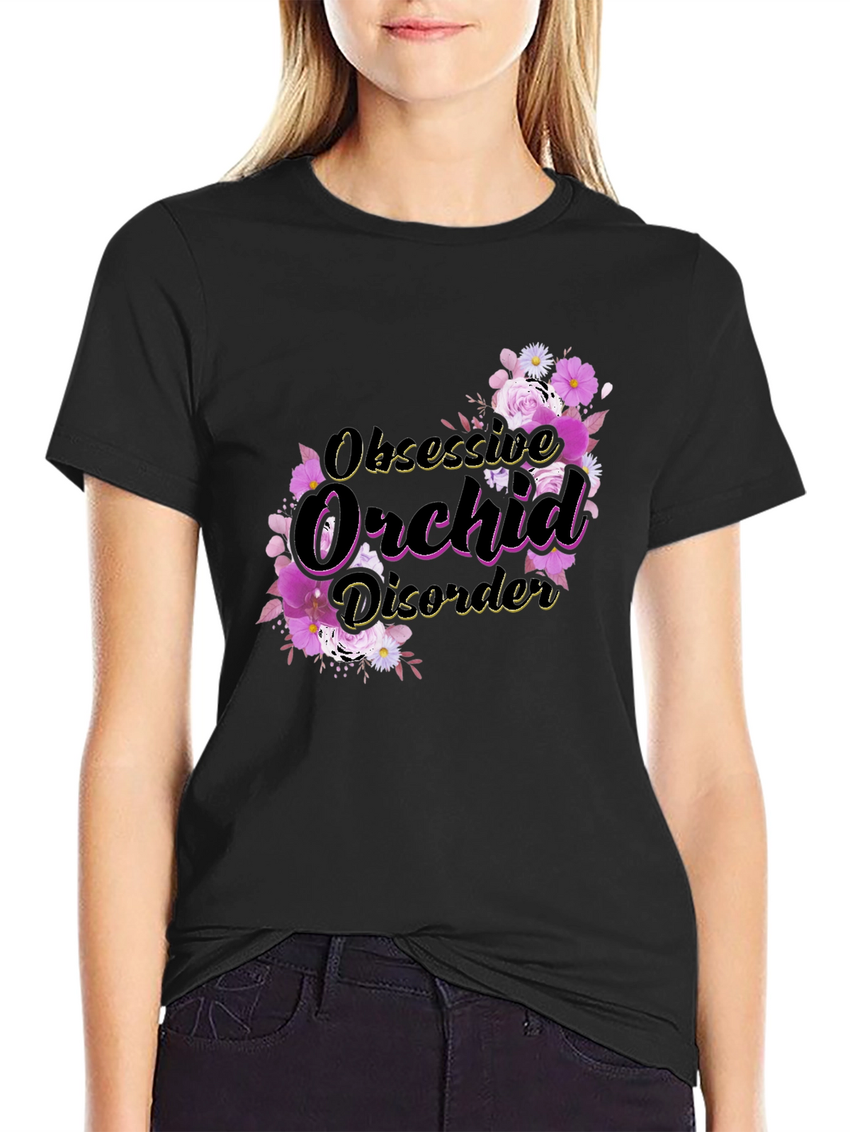 Obsessive Orchid Disorder Graphic Tee