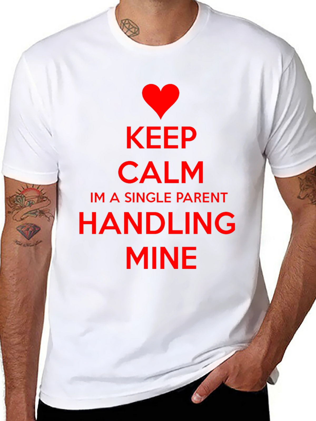 Keep Calm Single Parent T-Shirt