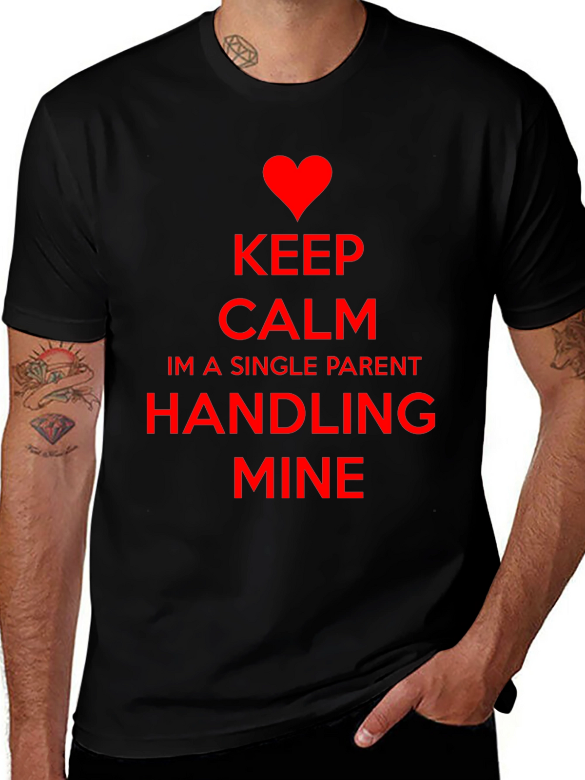 Keep Calm Single Parent T-Shirt