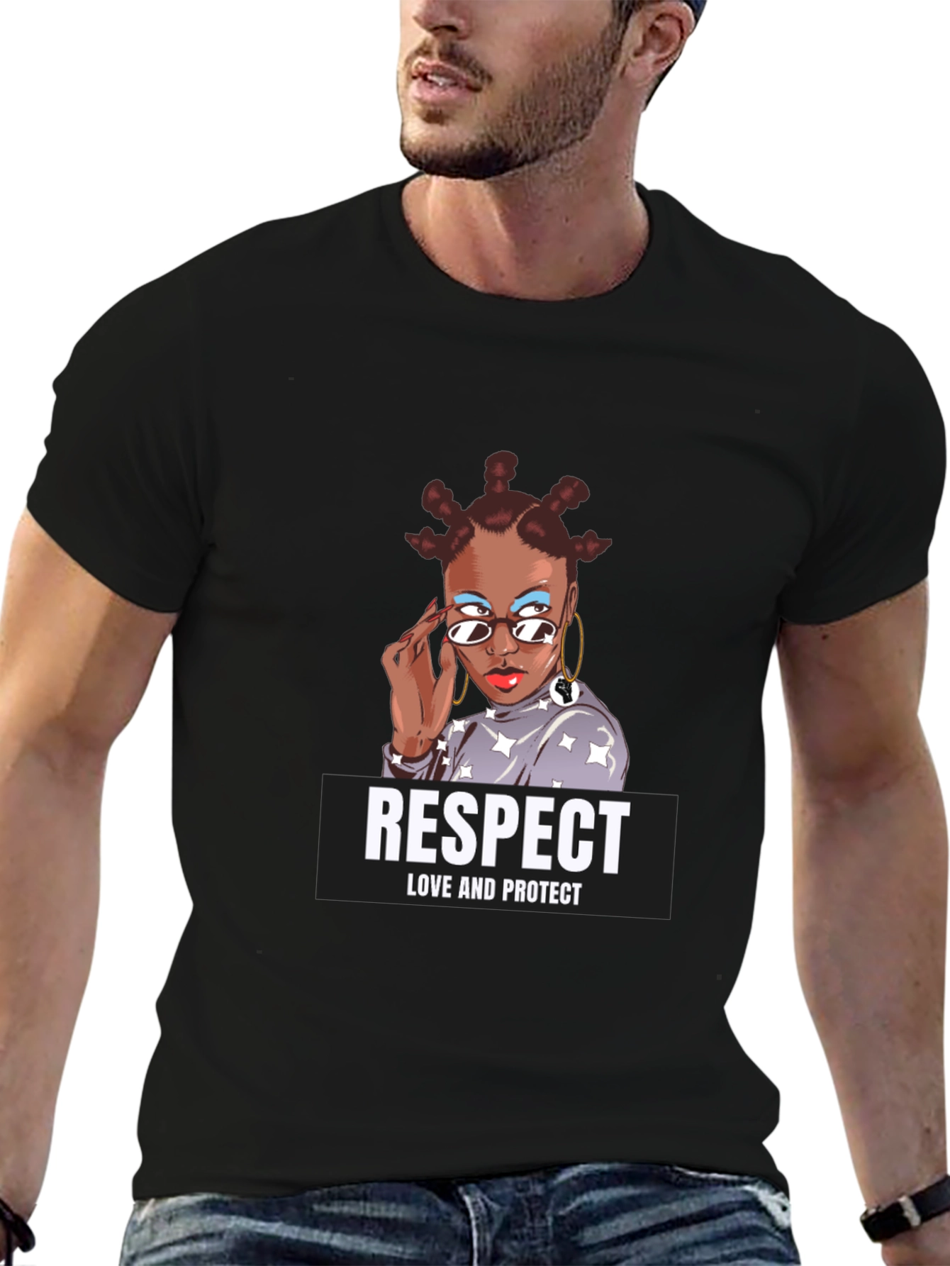 Respect Love Protect Graphic T-Shirt