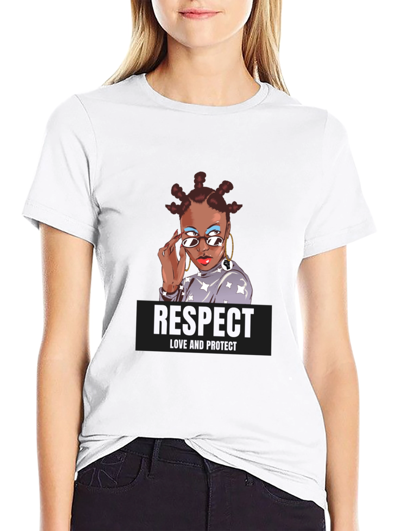 Respect Love Protect Graphic T-Shirt