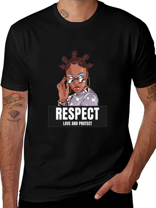 Respect Love Protect Graphic T-Shirt