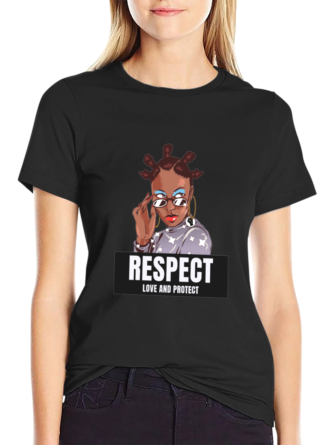 Respect Love Protect Graphic T-Shirt