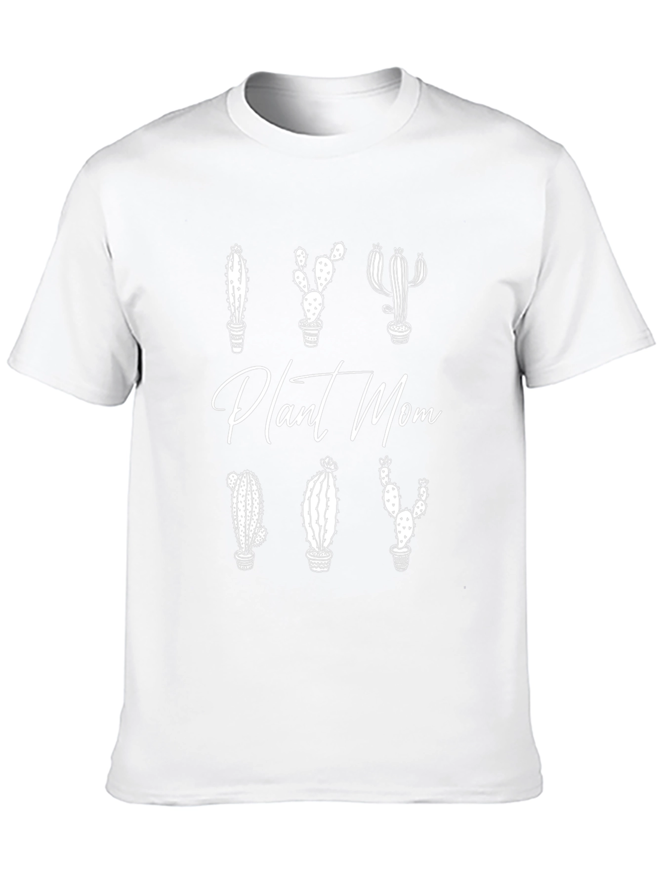 Plant Mom Cactus Graphic Tee - Unisex