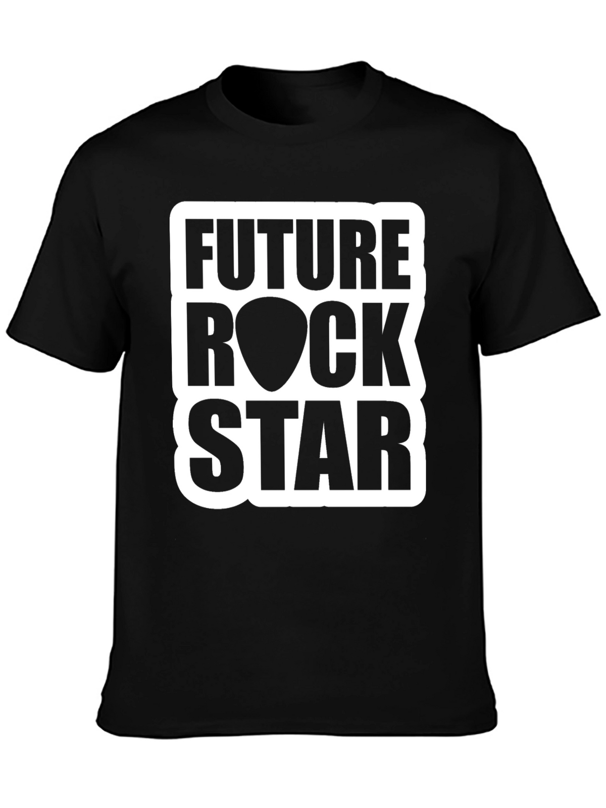 Future Rock Star Black Graphic T-Shirt
