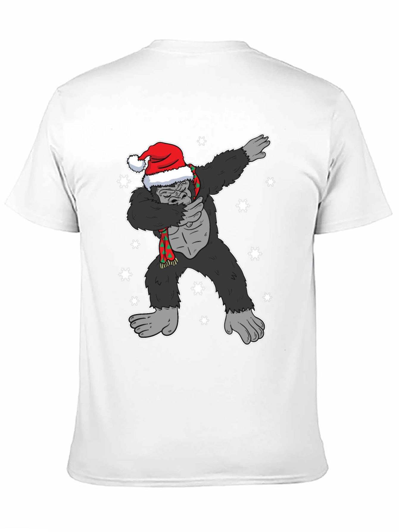 Dabbing Santa Gorilla Christmas T-Shirt