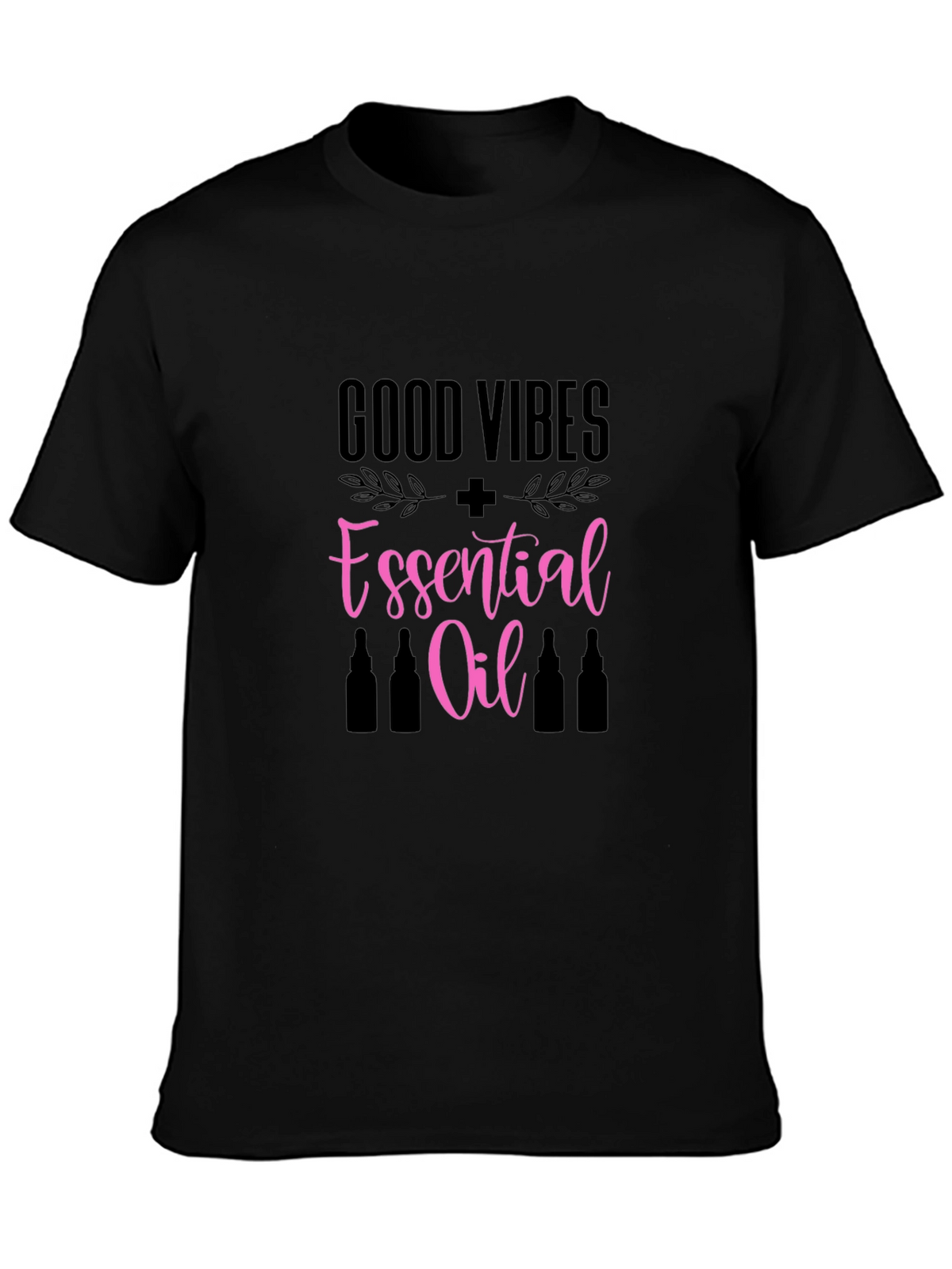Good Vibes Essential Oil Graphic T-Shirt
