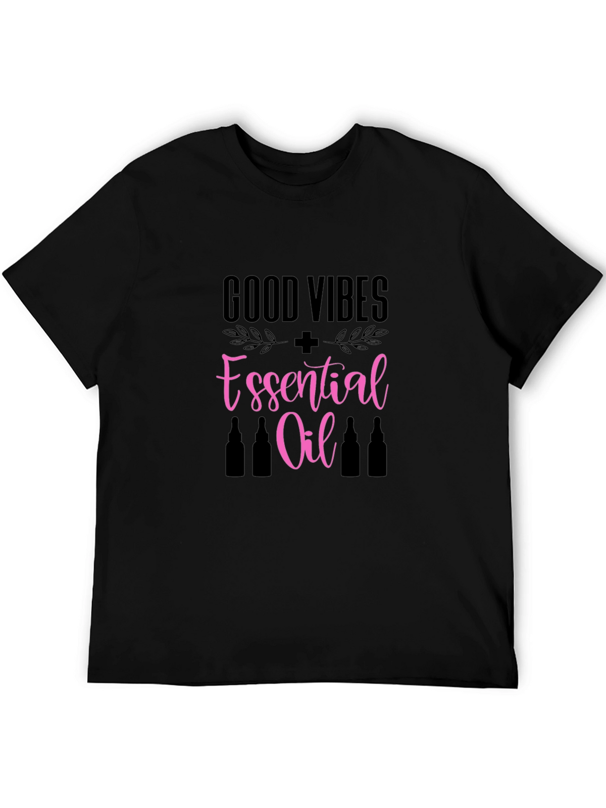 Good Vibes Essential Oil Graphic T-Shirt