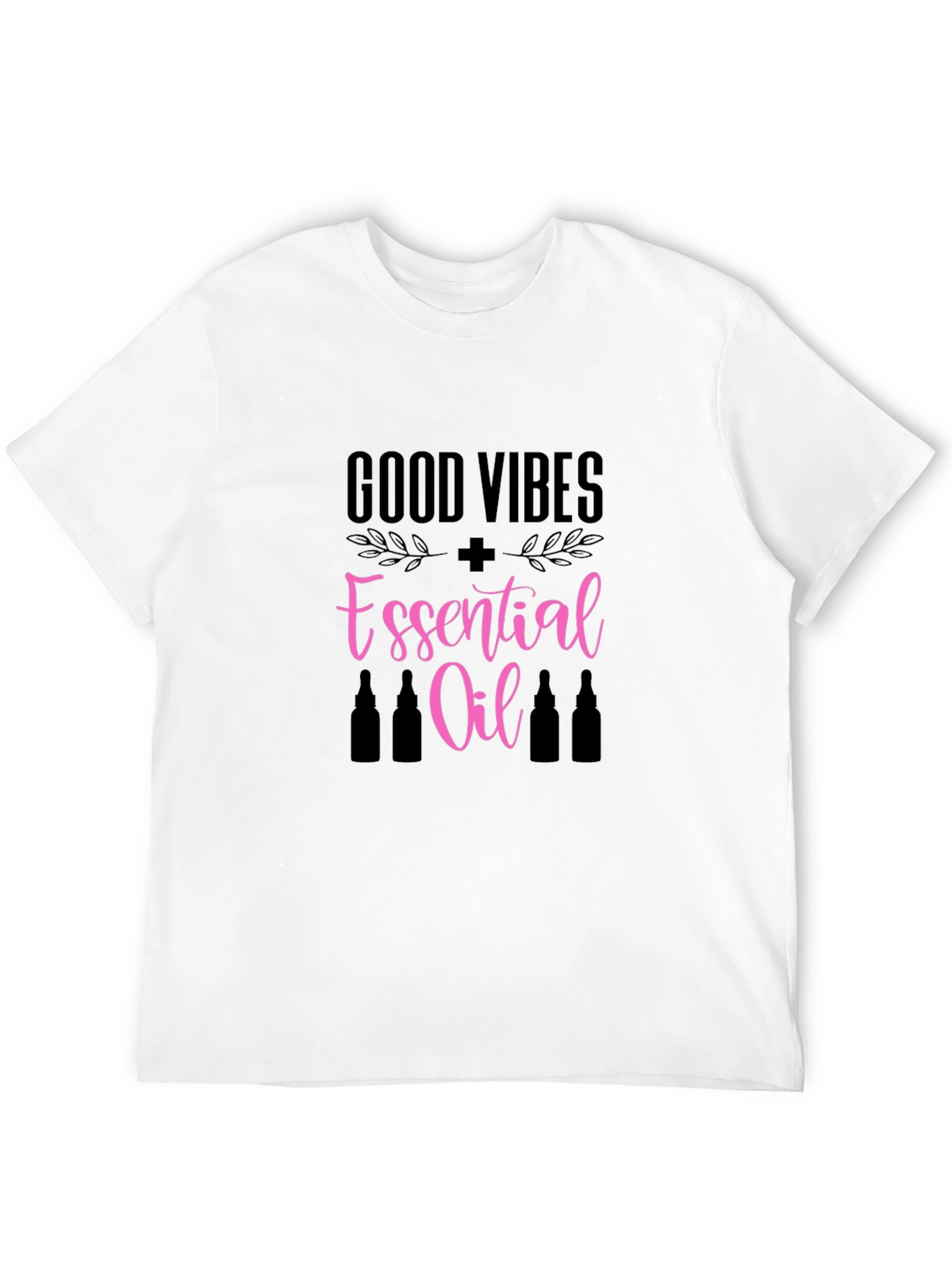 Good Vibes Essential Oil Graphic T-Shirt