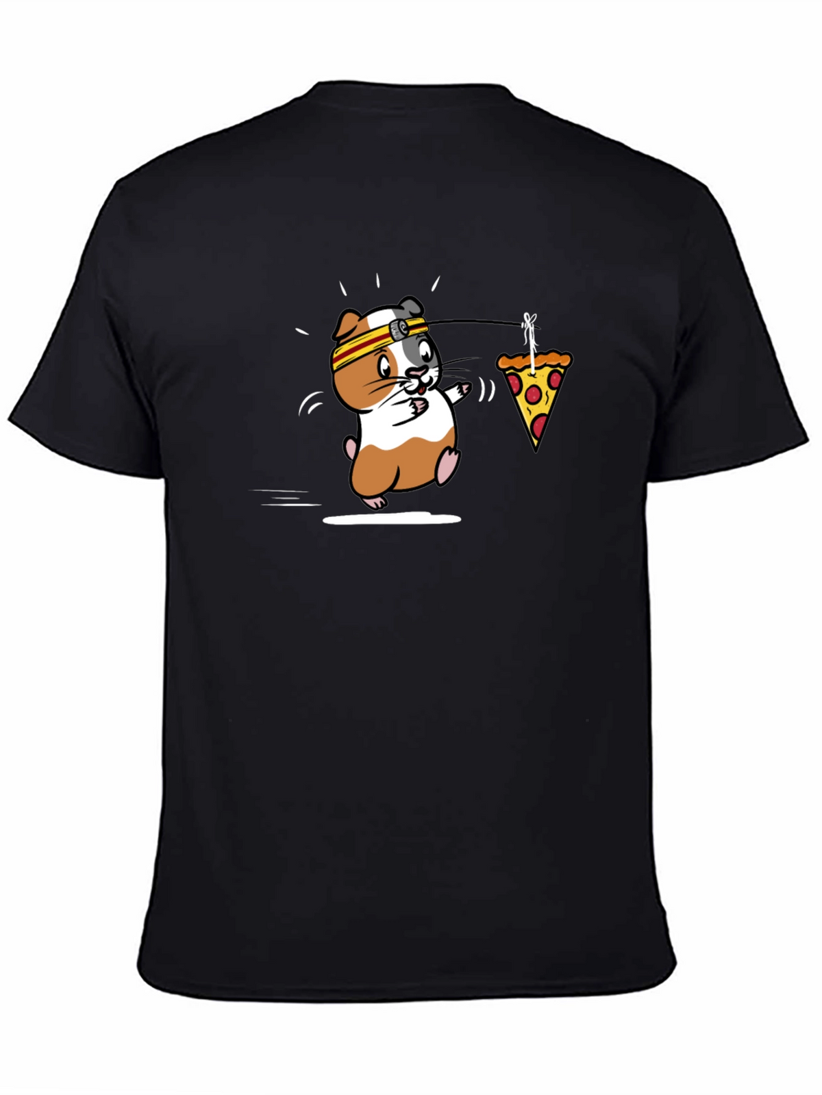 Funny Guinea Pig Pizza Jogger T-Shirt