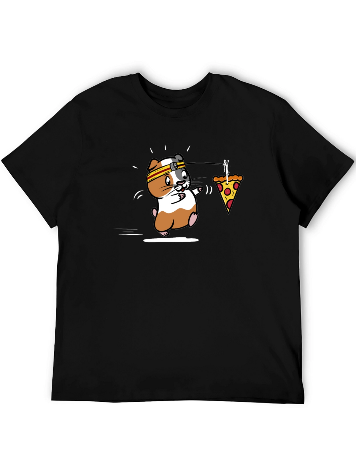 Funny Guinea Pig Pizza Jogger T-Shirt