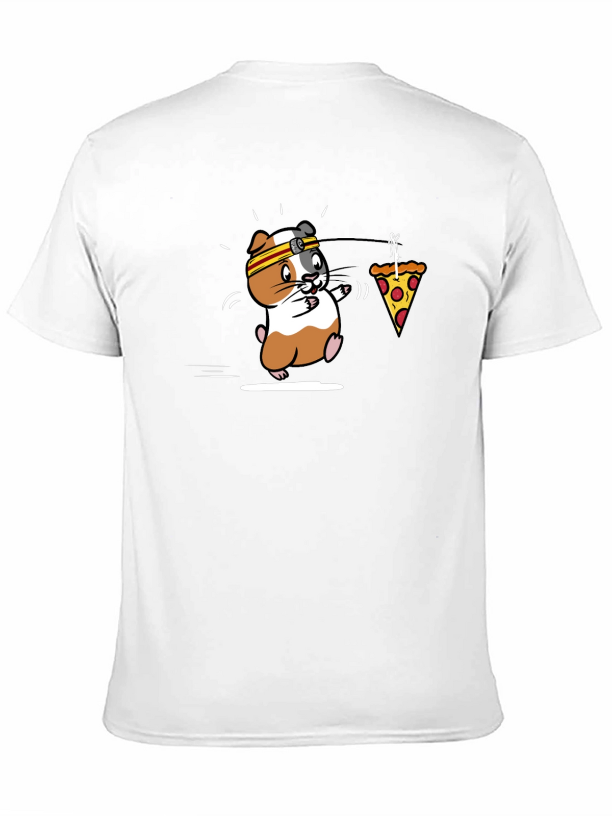 Funny Guinea Pig Pizza Jogger T-Shirt