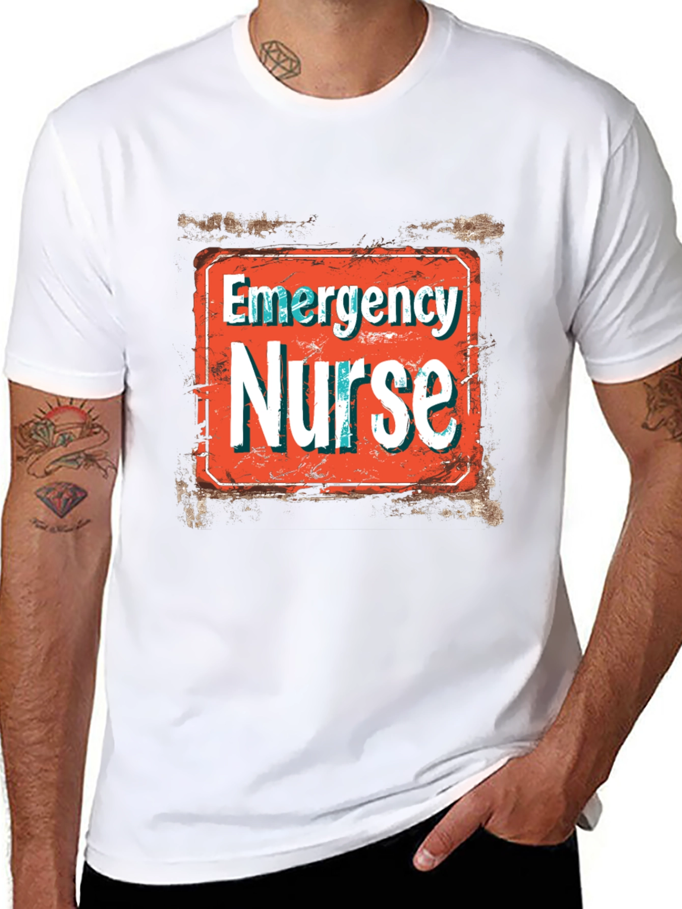 Emergency Nurse Graphic T-Shirt for Medical Professionals