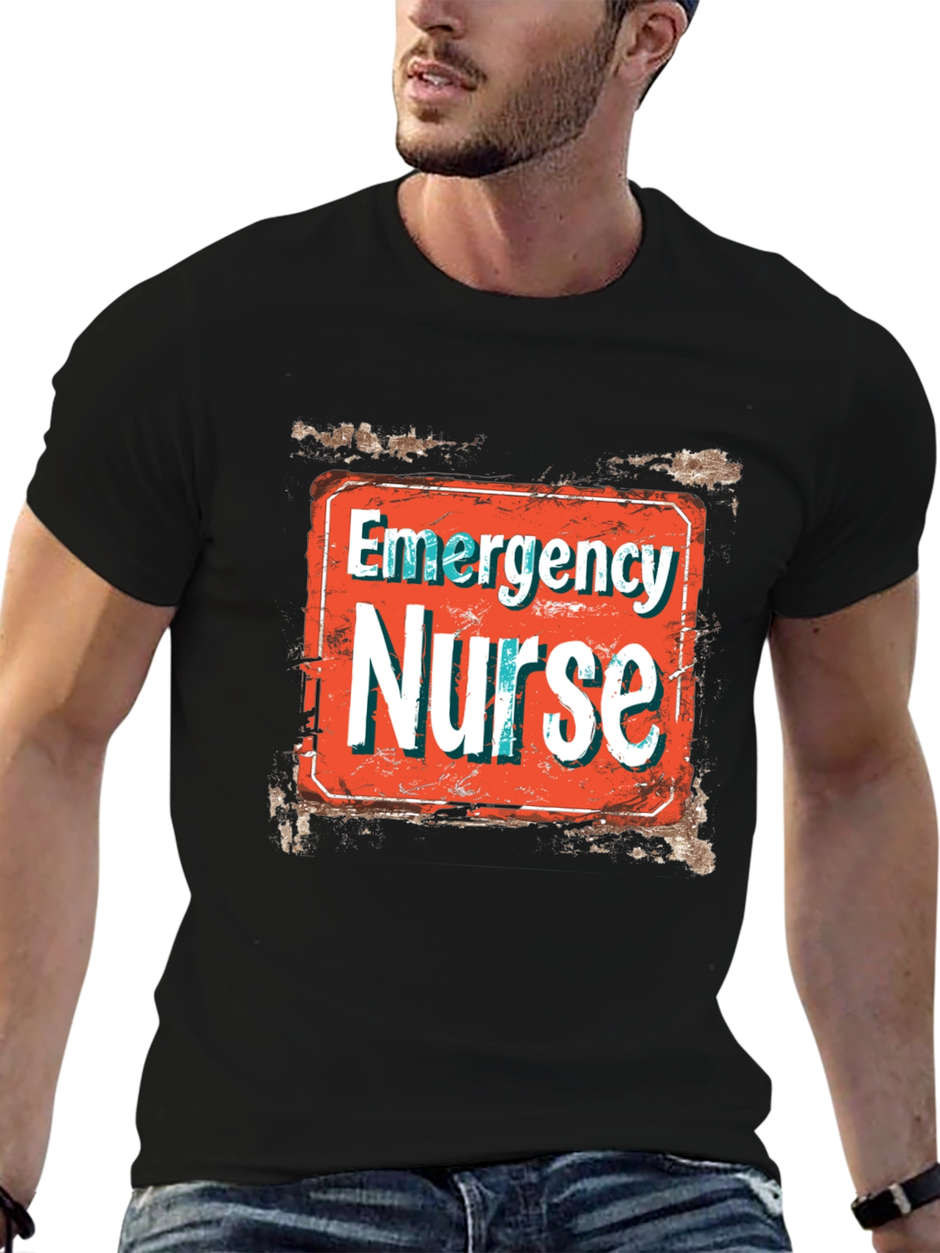 Emergency Nurse Graphic T-Shirt for Medical Professionals