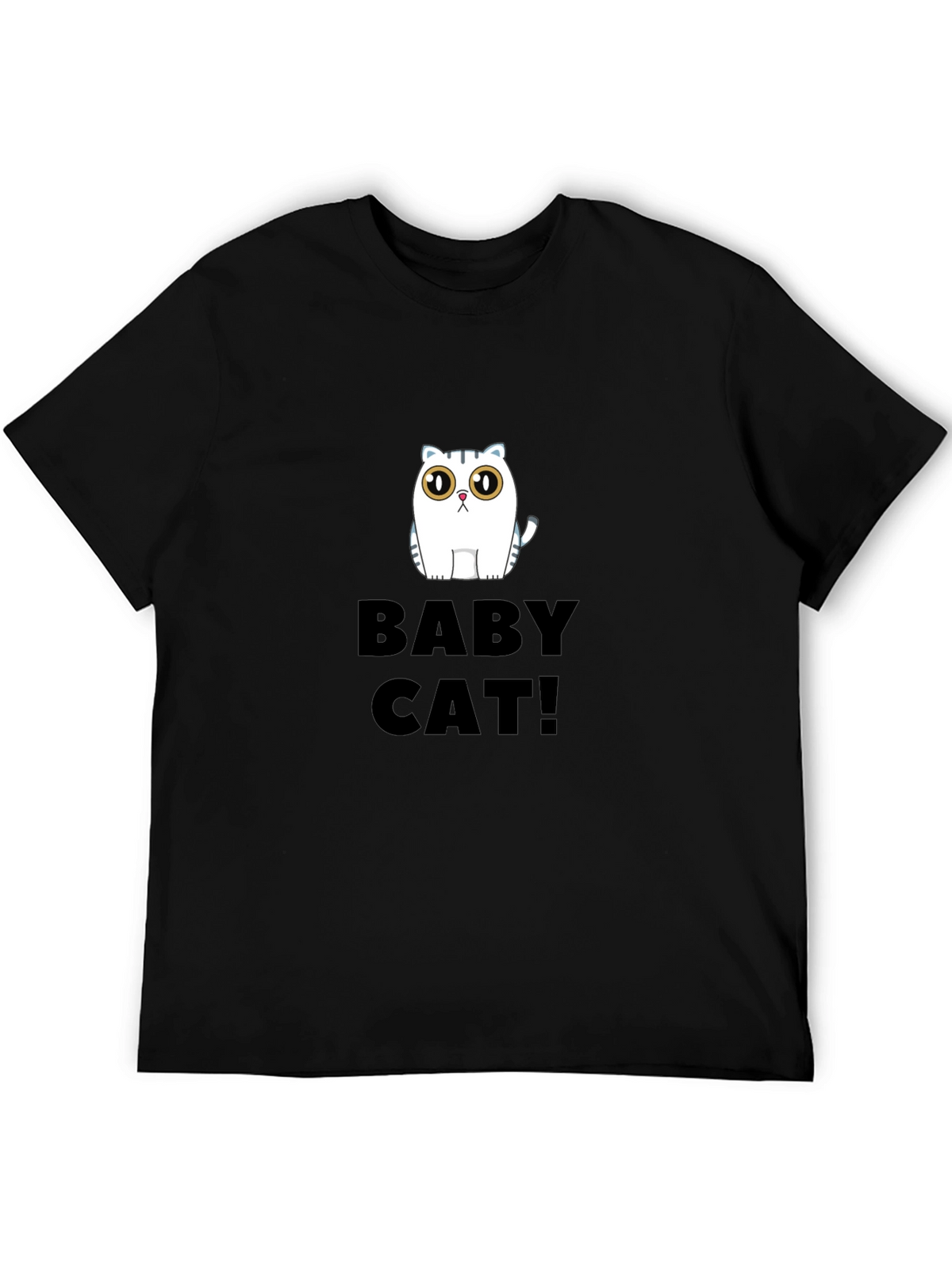 Baby Cat Black Graphic Tee