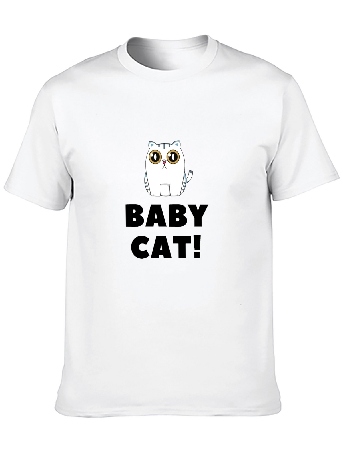 Baby Cat Black Graphic Tee