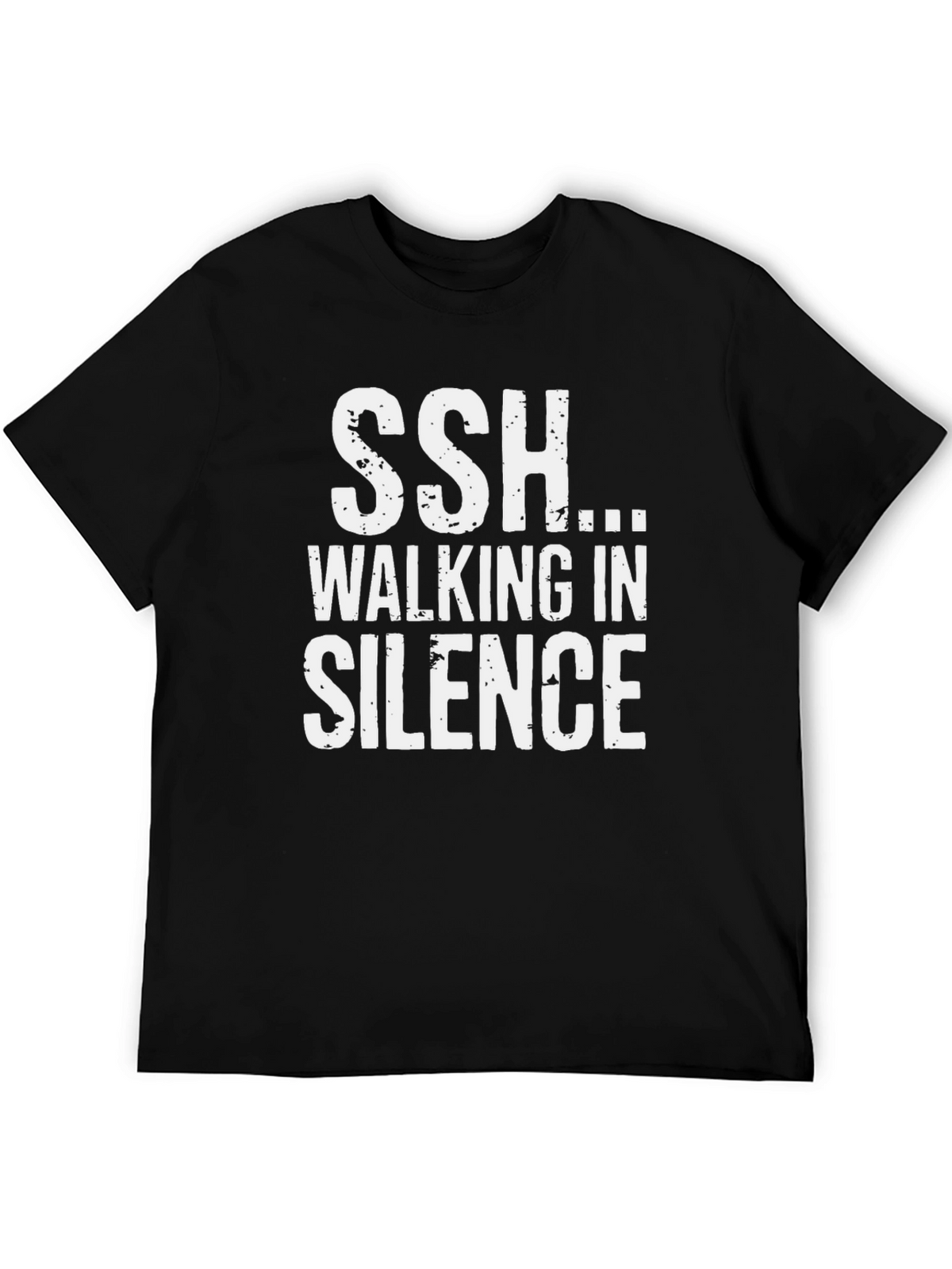 SSH Walking in Silence Black T-Shirt