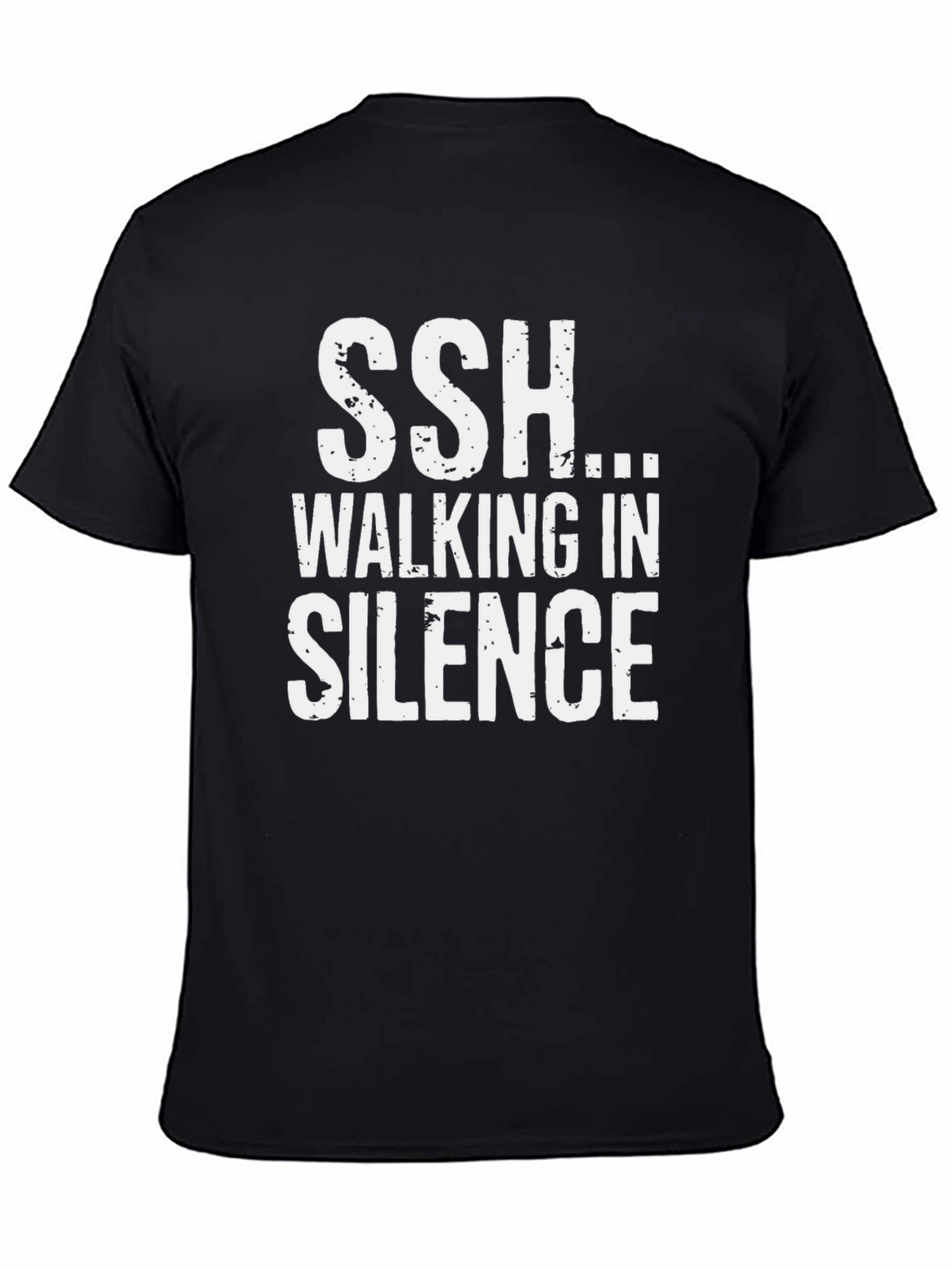 SSH Walking in Silence Black T-Shirt