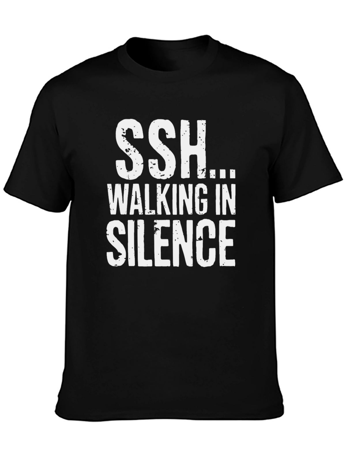 SSH Walking in Silence Black T-Shirt