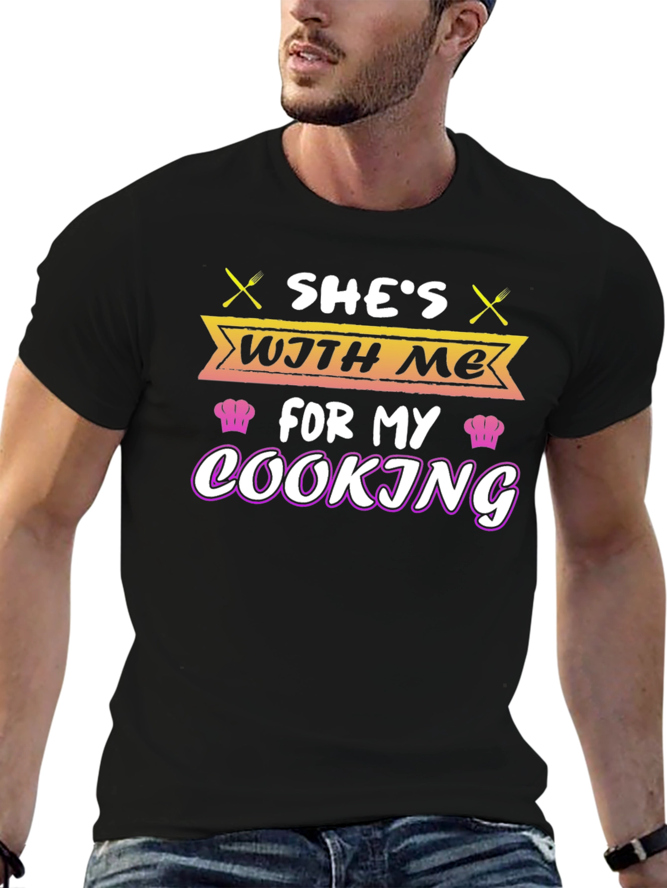 Shes With Me For My Cooking T-Shirt
