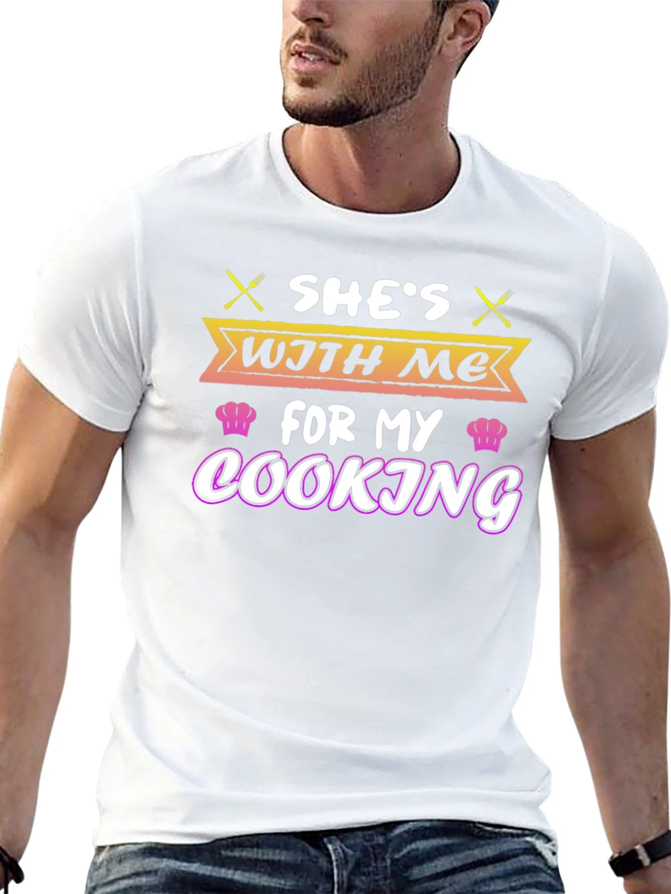 Shes With Me For My Cooking T-Shirt