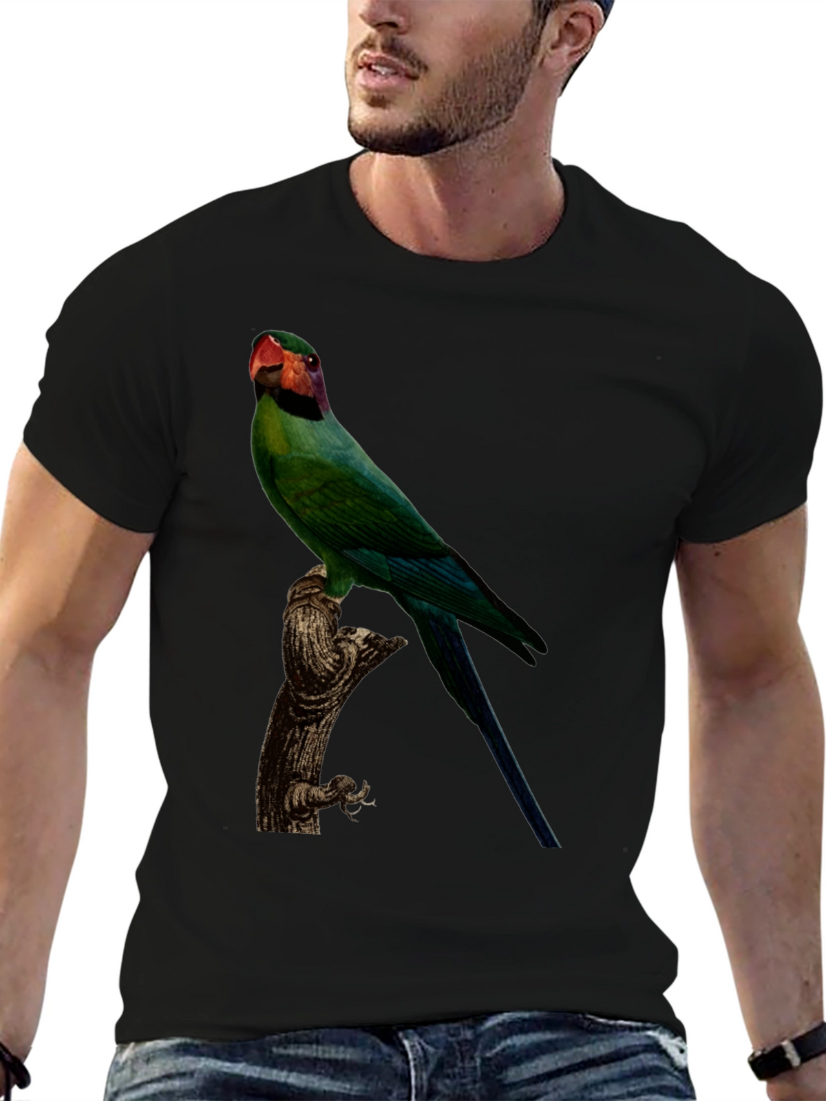 Parrot Graphic T-Shirt