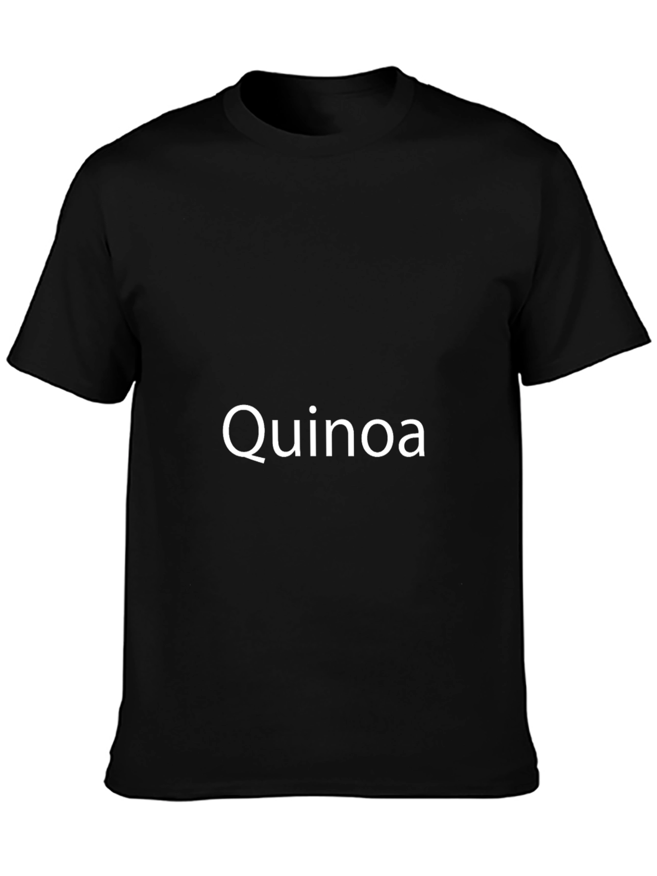 Quinoa T-Shirt - Comfortable Black Tee
