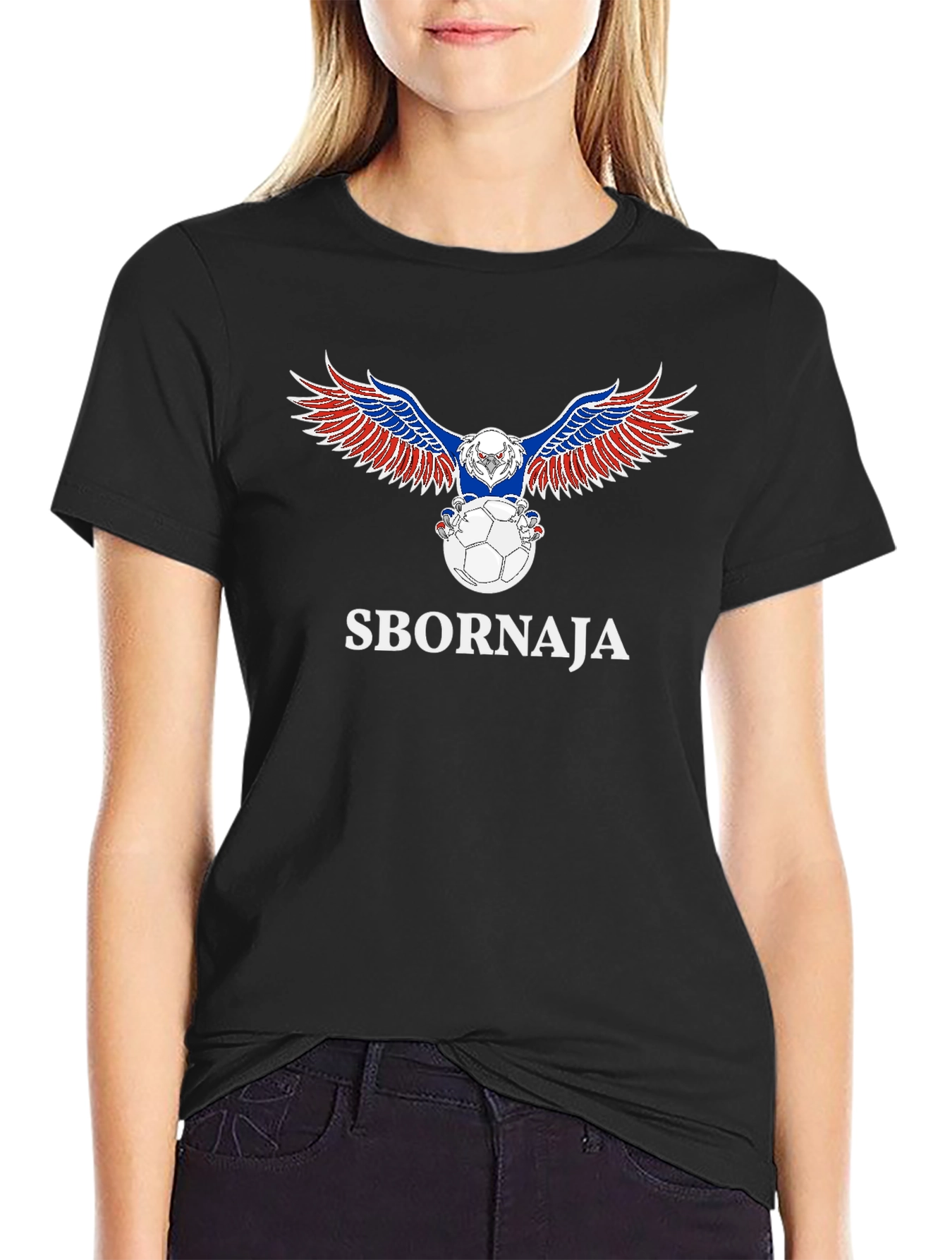 Sbornaja Eagle Crest Soccer T-Shirt